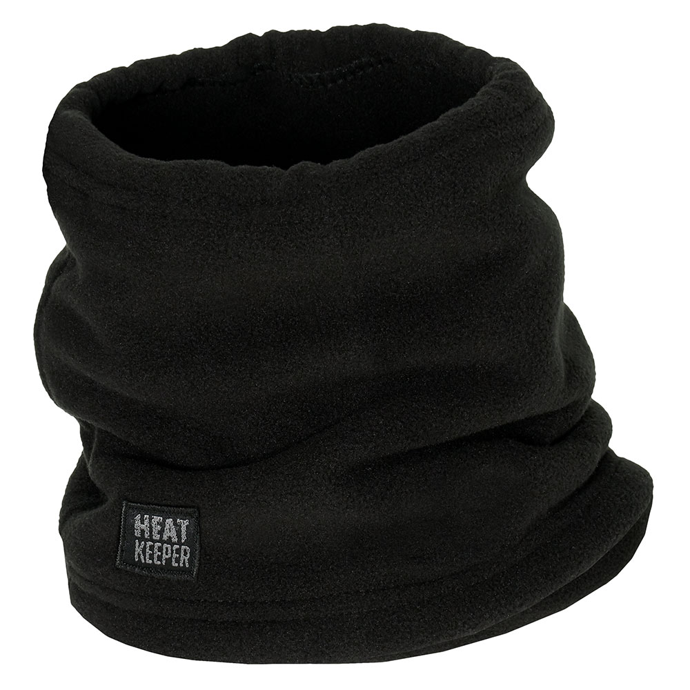 Heatkeeper Kinder Nekwarmer Fleece Zwart-5-8 jaar