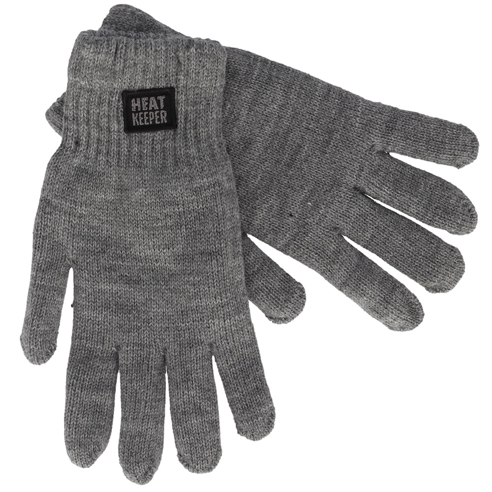 Heatkeeper Heren Thermo Handschoenen Middle Grey-XXL