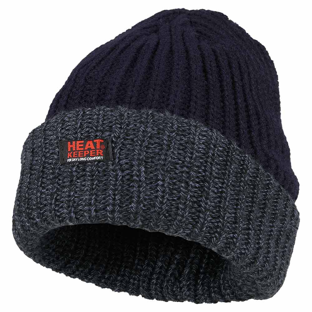 Heatkeeper Heren Thermo Muts Navy
