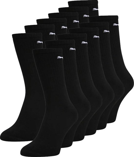 Puma Sportsokken Zwart 12-pack-35-38