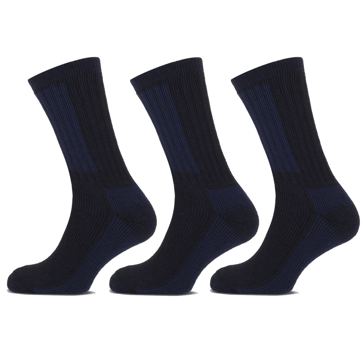 Basset Thermosokken Merinowol 3-pack Marine-39/42