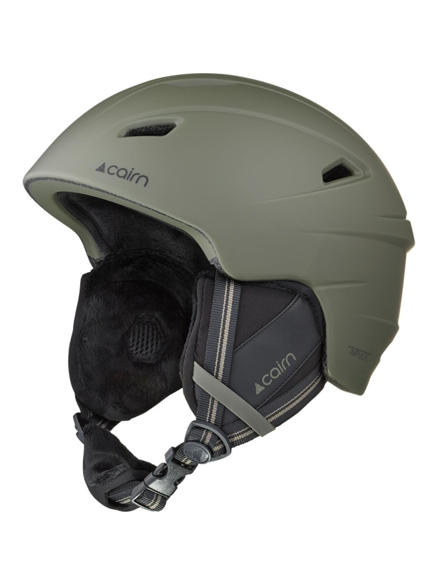 Cairn Skihelm Impulse Mat Khaki-55/56