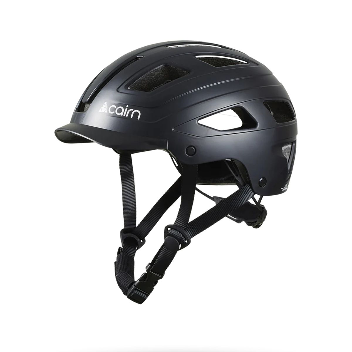 Cairn Fietshelm Clarke Heren Mat Black-M