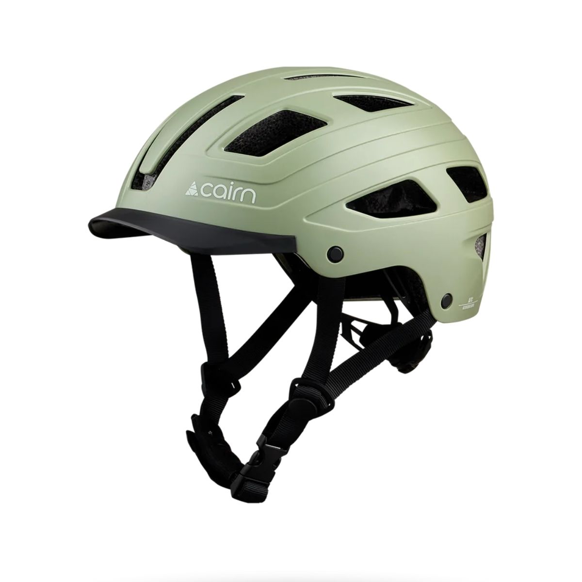 Cairn Fietshelm Clarke Heren Mat Khaki-M