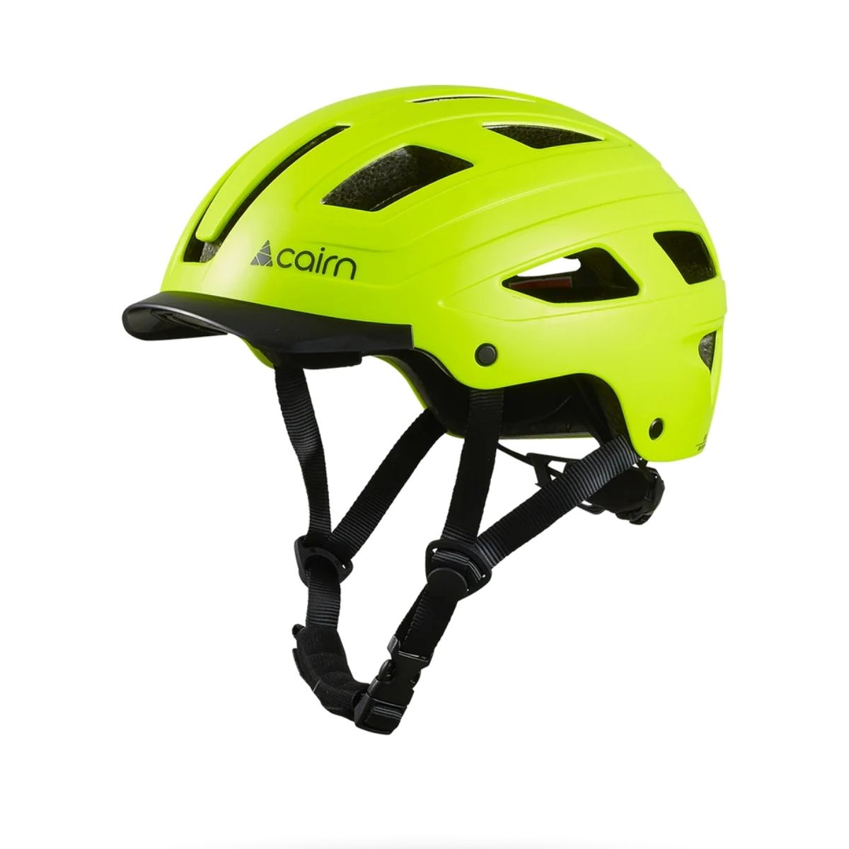 Cairn Fietshelm Clarke Heren Mat Neon Yellow-M