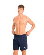 Puma Zwembroek Mannen Mid Shorts Navy model voorkant