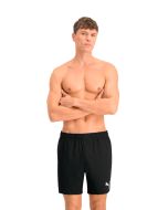 Puma Zwembroek Mannen Mid Shorts Zwart model voorkant