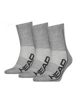 HEAD Sokken Performance Short Crew 3-pack Grijs