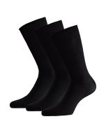 Apollo Bamboe Sokken Hoog Basic Bamboo Zwart 3 paar