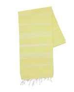 The One Towelling Hamamdoek Geel/Wit
