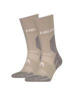 HEAD Wandelsokken All Climates Hiking Crew 2-pack Taupe