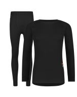 Poederbaas Thermoset Heren Pro- Thermoshirt + Thermolegging - Zwart