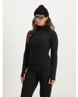 Poederbaas Midlayer Pully Dames Four Seasons Lightweight Zwart