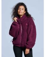 Poederbaas Fluffy Jacket Dames Four Seasons Bordeaux
