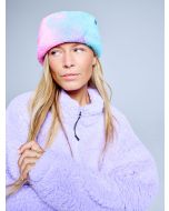 Poederbaas Muts Teddy Twist Hat Pink Blue Yellow