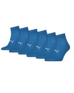 Puma Sport Quartersokken Light 6-pack Blauw