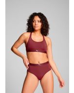 Puma Dames Sport Top Padded Burgundy