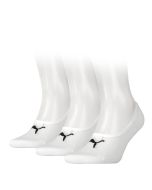 Puma Footies Sokken 3-pack Wit