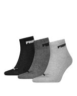 Puma Quartersokken Cushioned New Generation 3-pack Grey Melange