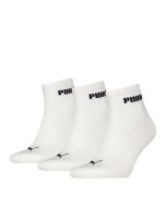 Puma Quartersokken Cushioned New Generation 3-pack Wit
