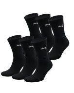 6 paar zwarte puma sportsokken