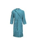 The One Classic Badjas met capuchon 420 gram Turquoise