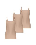 Ten Cate Secrets Spaghetti Top 3-pack Walnut