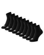 Vinnie-G Quartersokken 9-pack Zwart