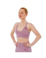 Xtreme Sportswear Sport Bh Dames Roze op model voorkant