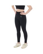 Xtreme Sportswear Sportlegging Dames Zwart op model voorkant