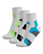 Xtreme Fietssokken Quarter 3-pack Multi White