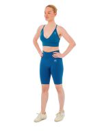 Xtreme Sportswear Dames Sportset - Korte Sportlegging + Sport BH - Blauw