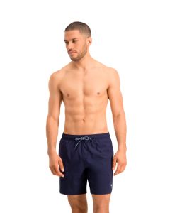 Puma Zwembroek Mannen Middel Lang Navy model voorkant