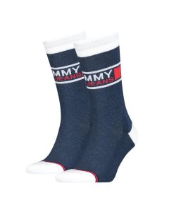 Tommy Hilfiger Uni Tj Sock Navy 2-Pack