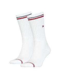 Tommy Hilfiger Men Iconic Sock White 2-Pack
