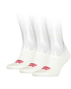 Levis Footie High Rise Batwing Logo White 3-Pack