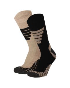 Xtreme Wandelsokken 2-pack Multi Beige