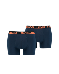 HEAD boxershort basic 2-pack blue / orange