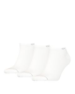 Calvin Klein Heren Sneakersokken 3-pack Wit