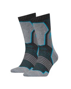 HEAD Hiking Crew sokken 2-pack Unisex Grey/blue