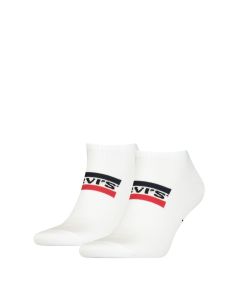 Levis Low Cut Sprtwr Logo White 2-Pack