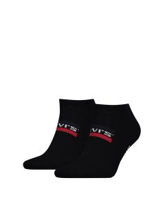 Levis Low Cut Sprtwr Logo Black 2-Pack