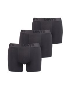 Levi's Men Premium Boxer Brief Black 3-Pack