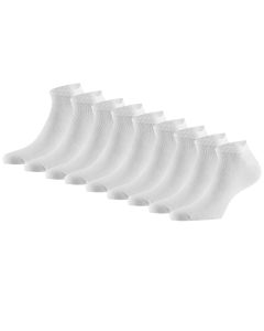 Apollo Bamboe Sneakersokken Basic Bamboo Wit 9 paar