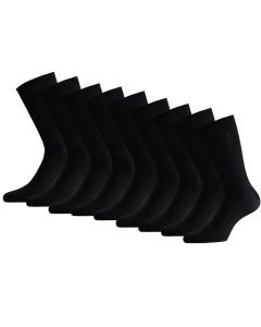 Apollo Bamboe Sokken Hoog Basic Bamboo Zwart 9 paar