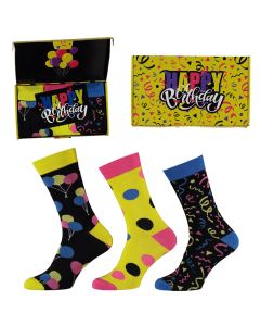 Apollo Sokken Giftbox Verjaardag Heren Cakes & Confetti met gratis wenskaart