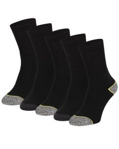 Apollo Werksokken 5-pack Zwart
