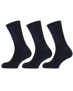 Basset Thermosokken Merinowol 3-pack Marine