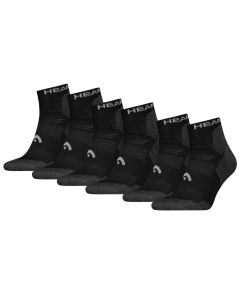 HEAD Wandelsokken All Climates Hiking Quarter 6-pack Zwart