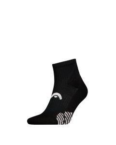 HEAD Padel Sokken Quarter 1-pack Zwart